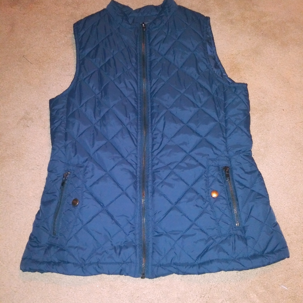 Allegra K Puffer Vest size M